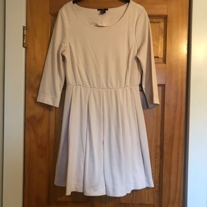 3/4 sleeve thick knit dress